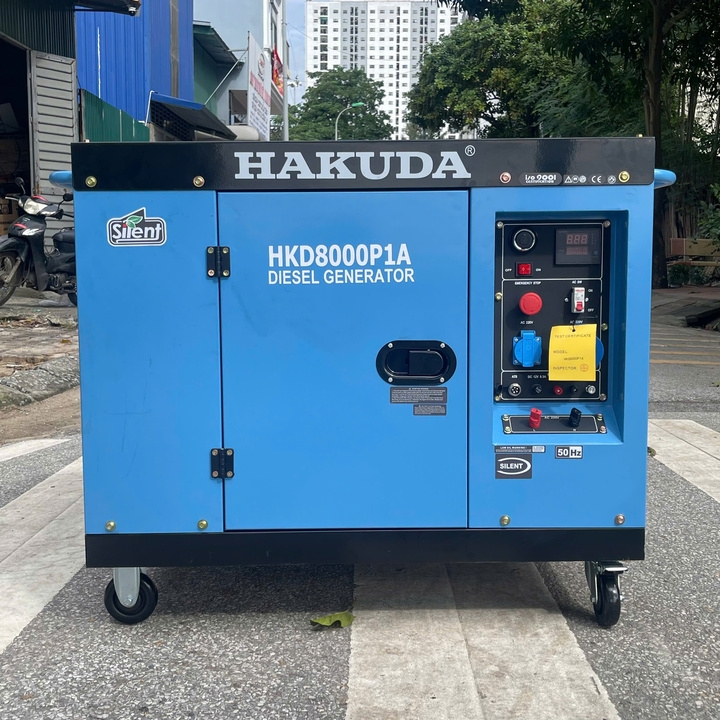 Máy Phát Điện Hakuda Chạy Dầu 8KW HKD8000P1A
