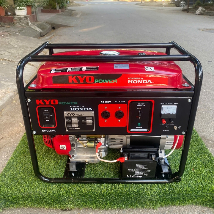 Máy Phát Điện Chạy Xăng Honda Kyo Power 6KVA THG7600EXS Đề