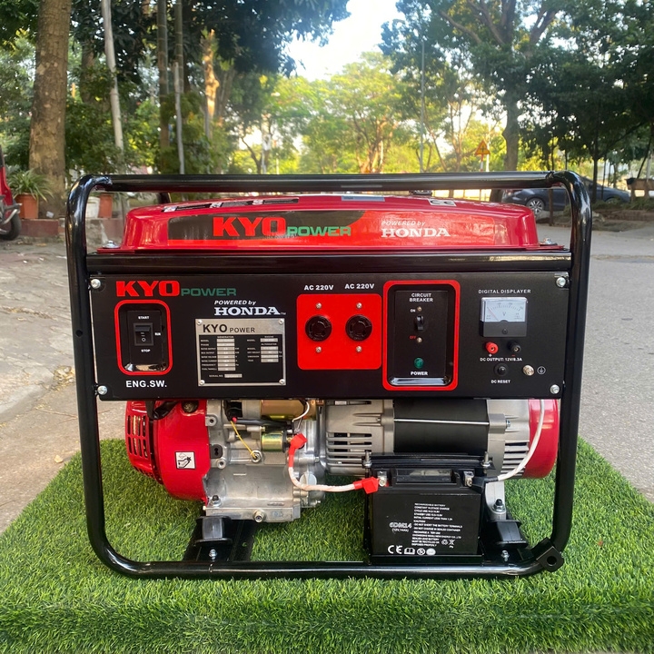Máy Phát Điện Chạy Xăng Honda Kyo Power 6KVA THG7600EXS Đề
