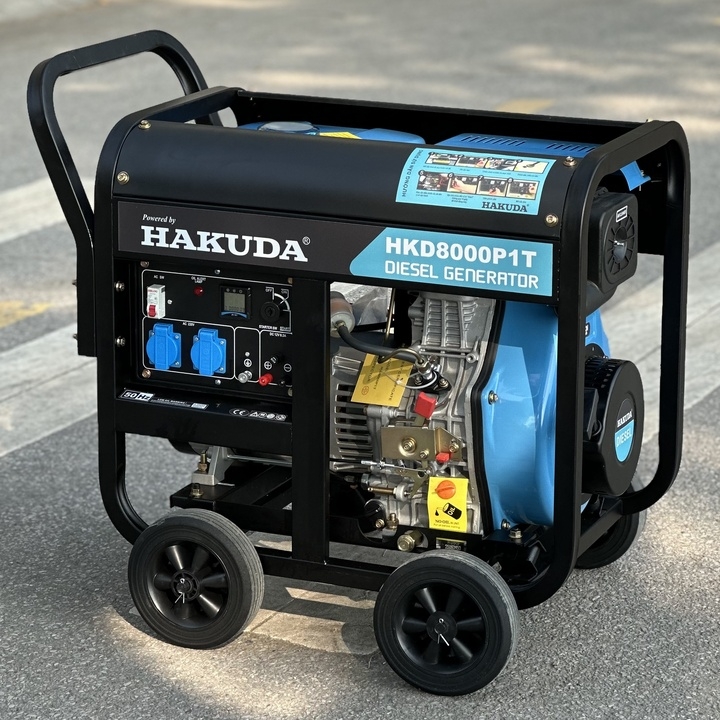 Máy Phát Điện 8KW Chạy Dầu Hakuda HKD8000P1T
