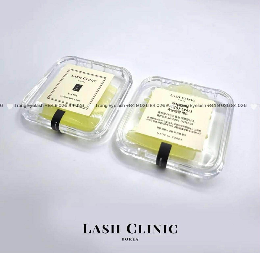 Trục uốn Lash Clinic U-Lyal Rod Clear – Waterdrop U-Curl (5 size - Made in Korea)