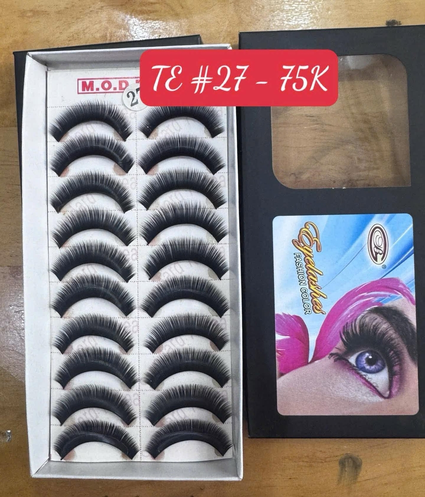Lông mi Strip Lashes hot trend ( Natural False Eyelashes Cat Eye Lashes Strips Invisible Band Fake Mink Strip Lash Wispy Thin Clear Band Cateye Eye Lash Pack Full Volume Medium Length 8-14)