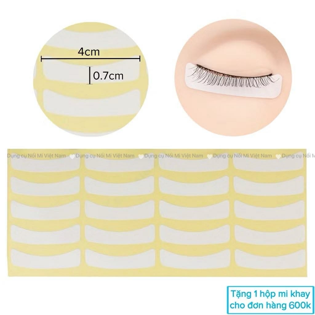 Dán lông mi dưới dạng giấy cho nối mi
