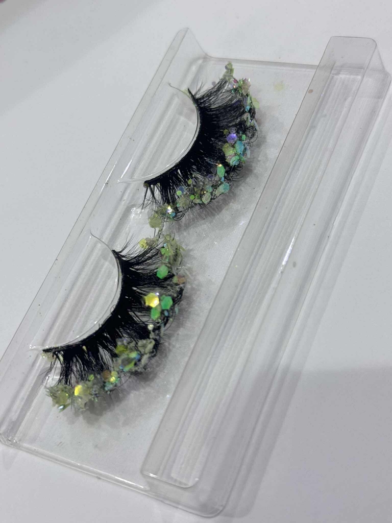 Lông Mi hoá trang, makeup, fantasy, lông vũ cho Tiệc Nô-en, Chrismas, Halloween, Party