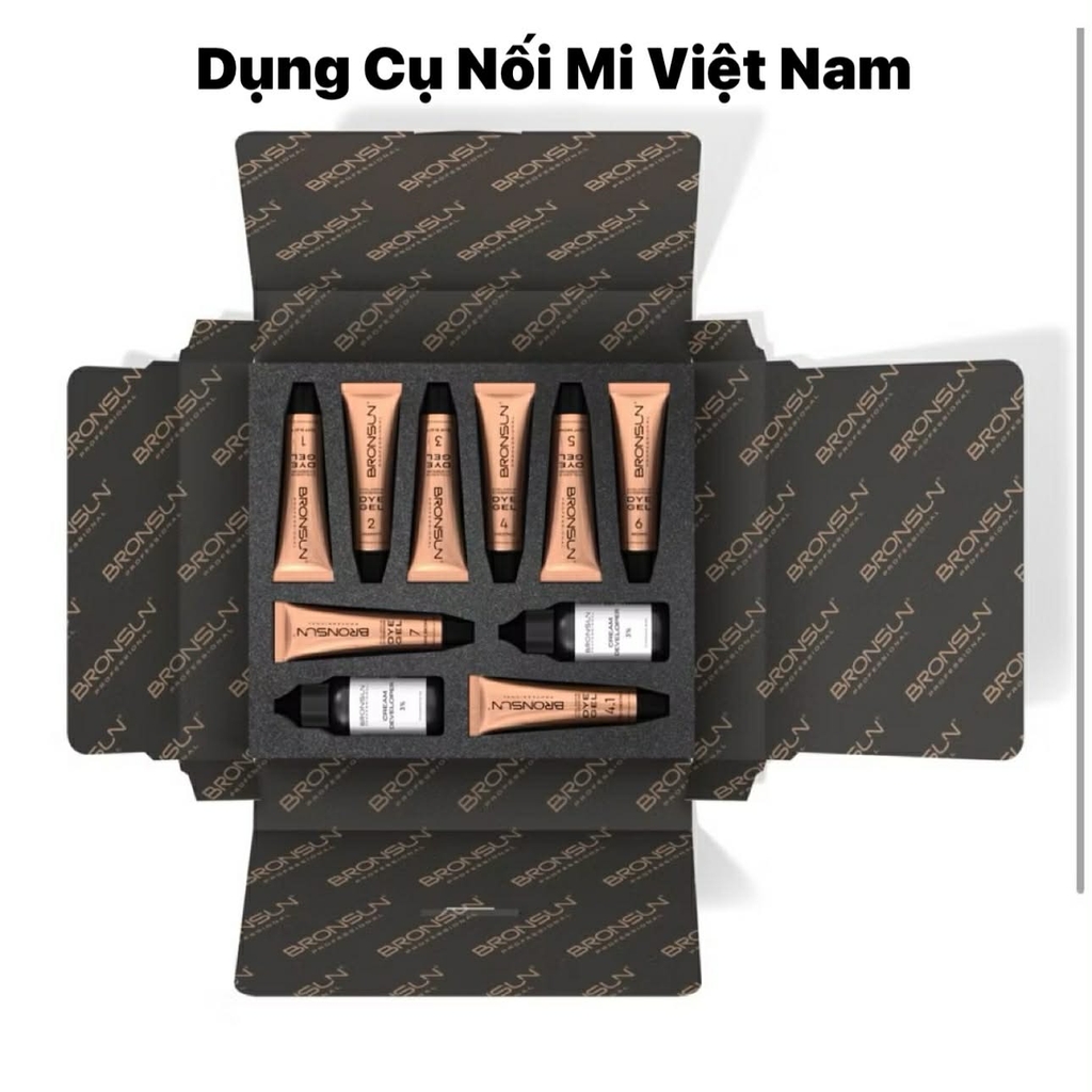 Set 8 màu nhuộm Bronsun mẫu mới nhập từ Châu Âu