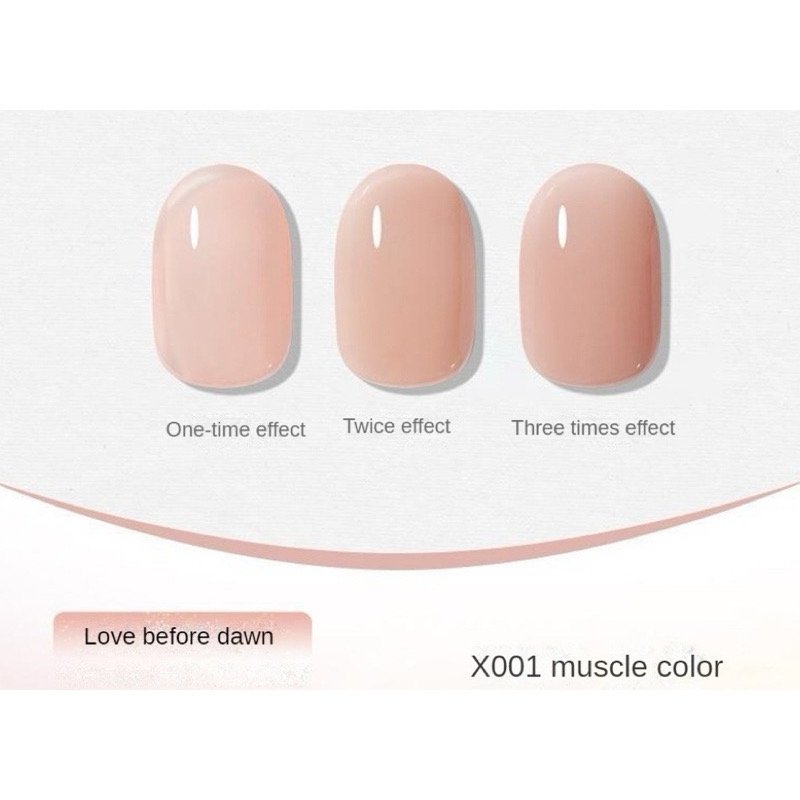 Sơn gel Xeijayi chính hãng màu nude, trong suốt, màu đỏ 15ml