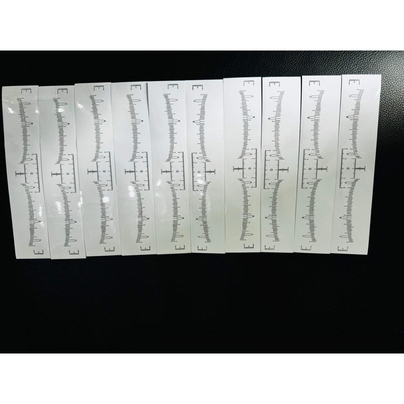 Thước dán vẽ chân mày (10 tấm)