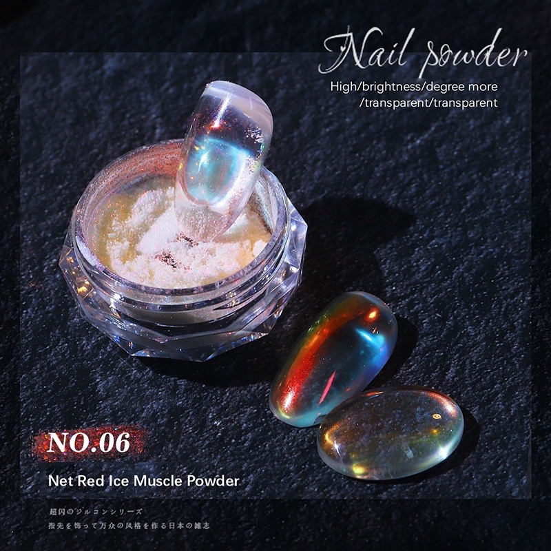 Tráng gương nail ánh cực quang