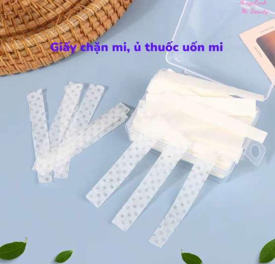 Giấy ủ thuốc uốn mi, chặn mi khi uốn lông mi, giúp mi dễ dàng cong đẹp hơn