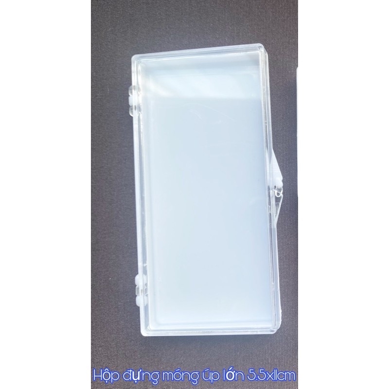 Hộp/ Khay đựng móng úp hộp dài quy cách 11,5cmx 5,5cm ( hộp đựng được lông mi, Flash sale giá cực tốt )