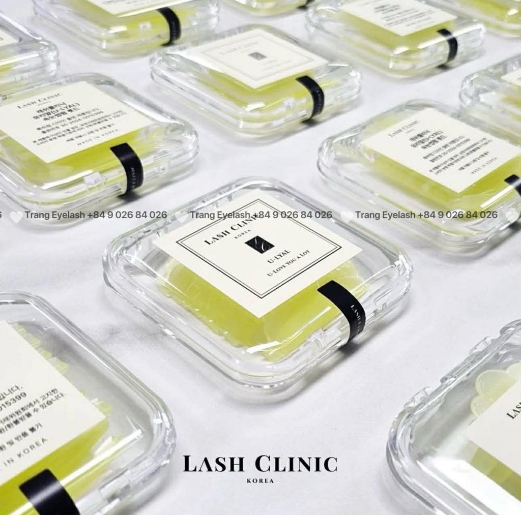 Trục uốn Lash Clinic U-Lyal Rod Clear – Waterdrop U-Curl (5 size - Made in Korea)