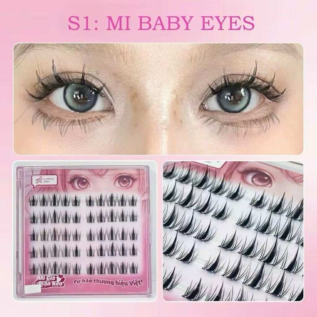 Mi Make Up Có Sẵn Keo và Không Keo