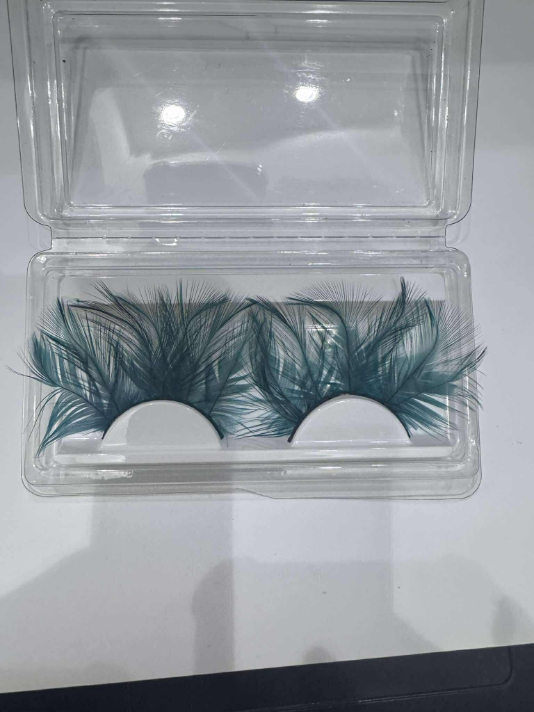 Lông Mi hoá trang, makeup, fantasy, lông vũ cho Tiệc Nô-en, Chrismas, Halloween, Party