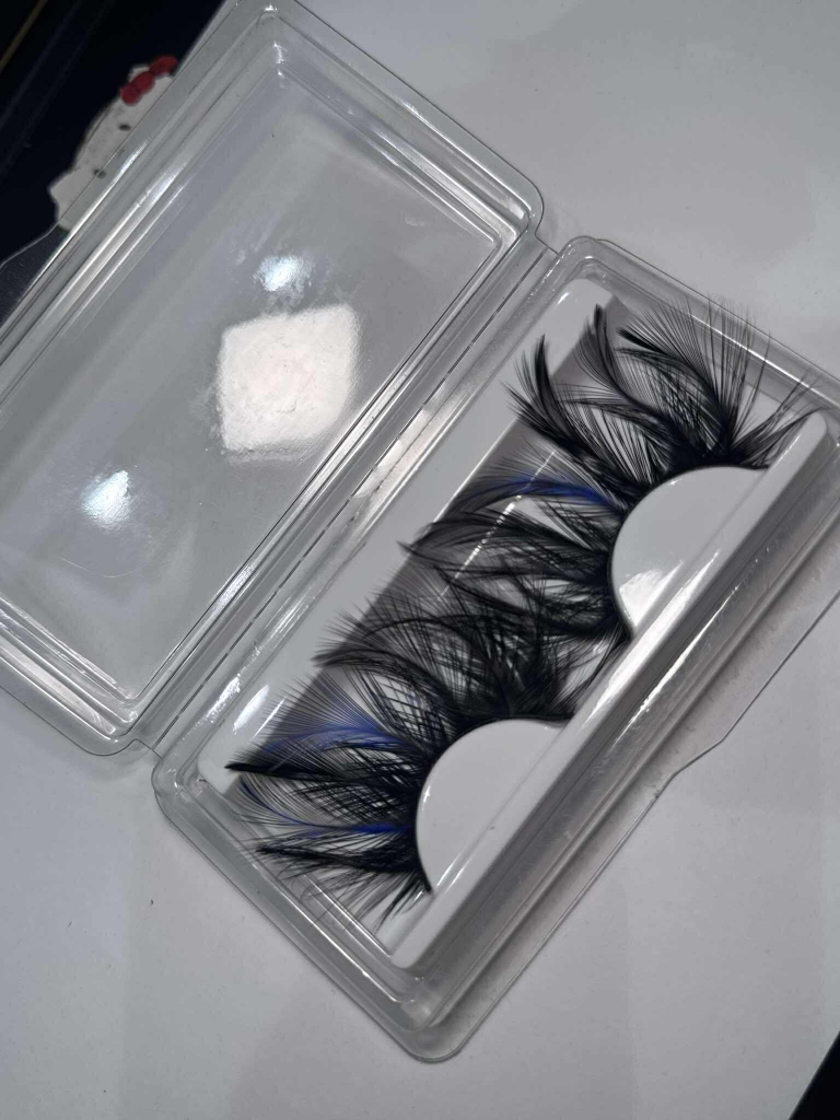 Lông Mi hoá trang, makeup, fantasy, lông vũ cho Tiệc Nô-en, Chrismas, Halloween, Party