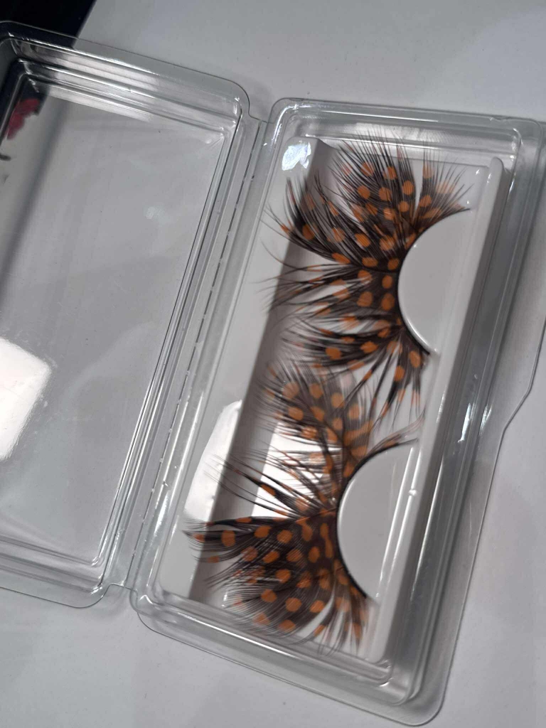 Lông Mi hoá trang, makeup, fantasy, lông vũ cho Tiệc Nô-en, Chrismas, Halloween, Party