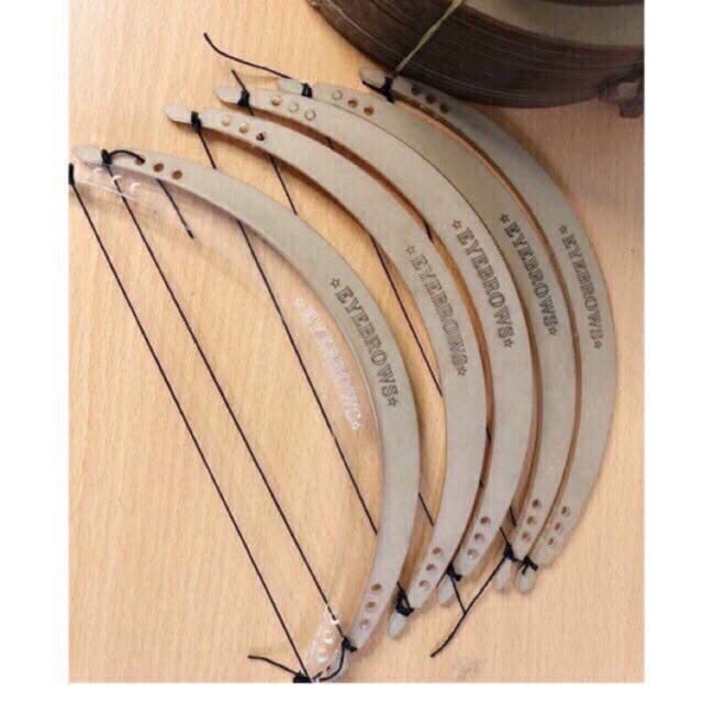 Cung đo mày cho Browlamination, phun chân mày, thước đo chân mày