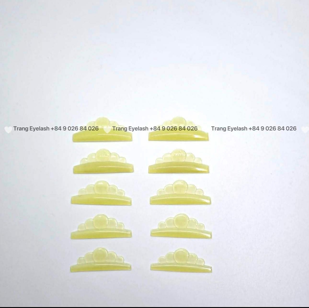 Trục uốn Lash Clinic U-Lyal Rod Clear – Waterdrop U-Curl (5 size - Made in Korea)