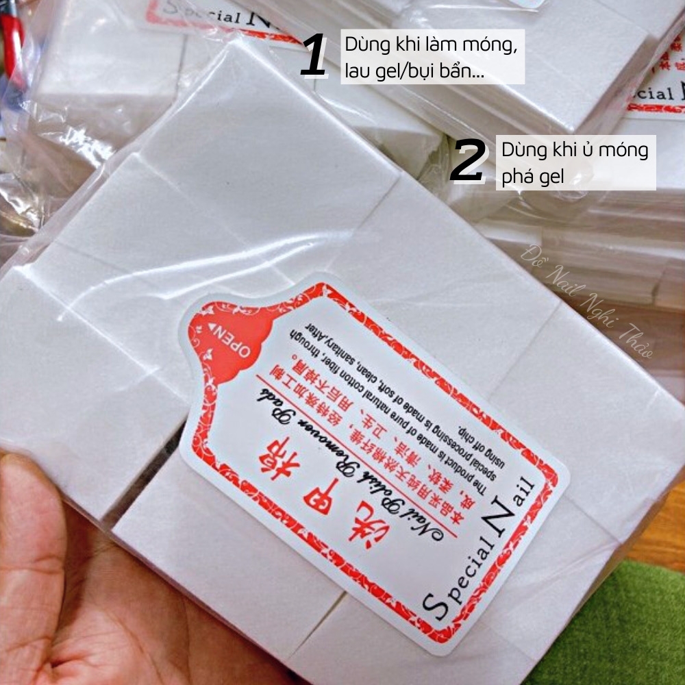 Giấy lau gel- cứng- không xù lông-1000 miếng