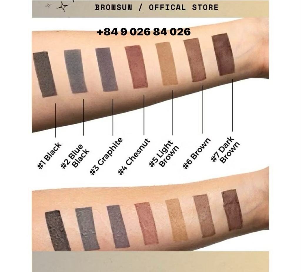 Set 8 màu nhuộm Bronsun mẫu mới nhập từ Châu Âu