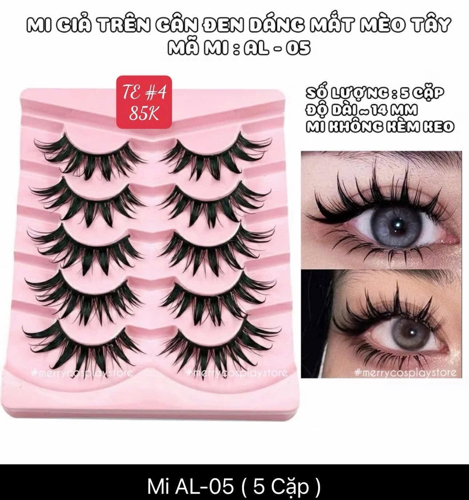 Lông mi Strip Lashes hot trend ( Natural False Eyelashes Cat Eye Lashes Strips Invisible Band Fake Mink Strip Lash Wispy Thin Clear Band Cateye Eye Lash Pack Full Volume Medium Length 8-14)
