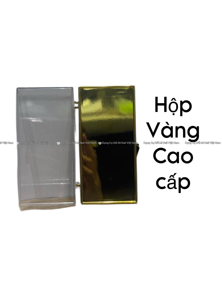 Hộp đựng mi fan, hộp đựng nail,móng giả (set 2 hộp/dụng cụ nối mi)