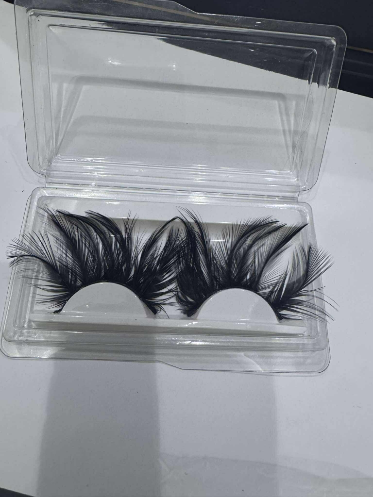 Lông Mi hoá trang, makeup, fantasy, lông vũ cho Tiệc Nô-en, Chrismas, Halloween, Party