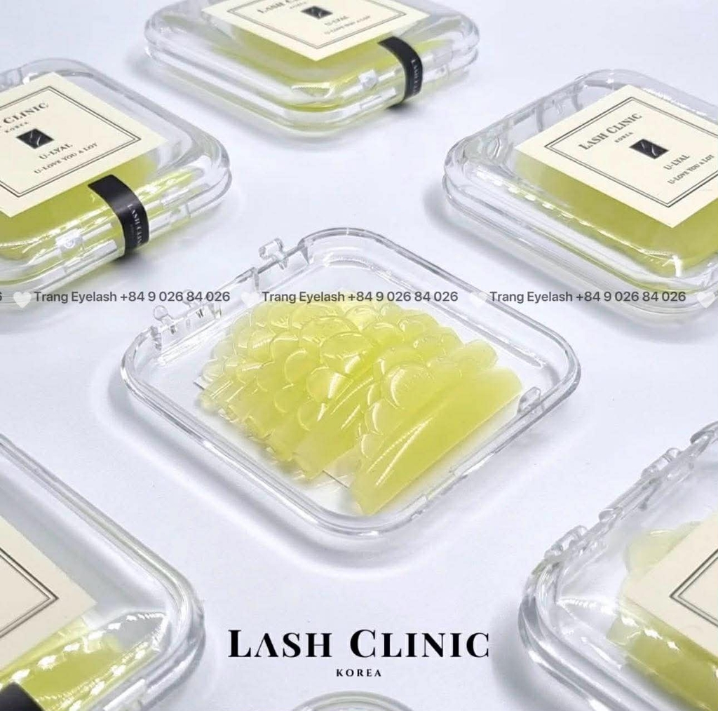 Trục uốn Lash Clinic U-Lyal Rod Clear – Waterdrop U-Curl (5 size - Made in Korea)