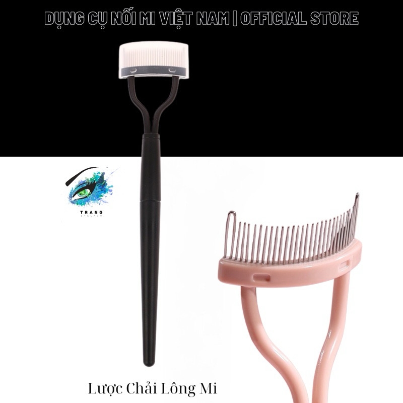 Lược Chải Lông Mi, lược chải giúp làm mượt mascara, cong lông mi hơn
