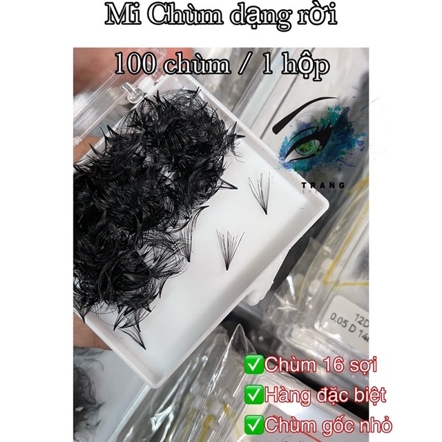 {HOT} Mi chùm 16D dạng rời hộp 100 chùm siêu tiết kiệm...đủ các cỡ chiều dài từ Short - Medium - Long