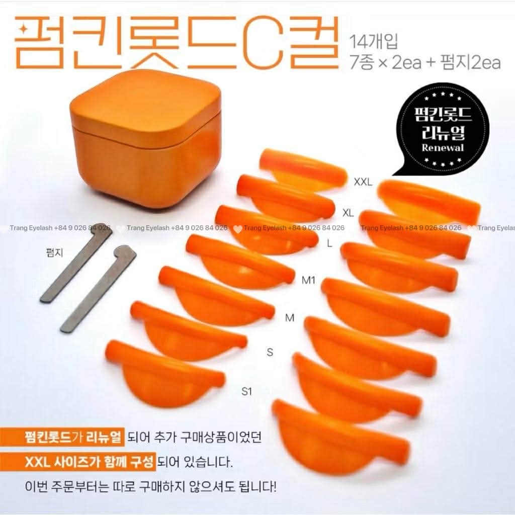 Trục Pumpkin Rod C-Curl Upgrade – Trục Uốn Mi Silicon Hàn Quốc