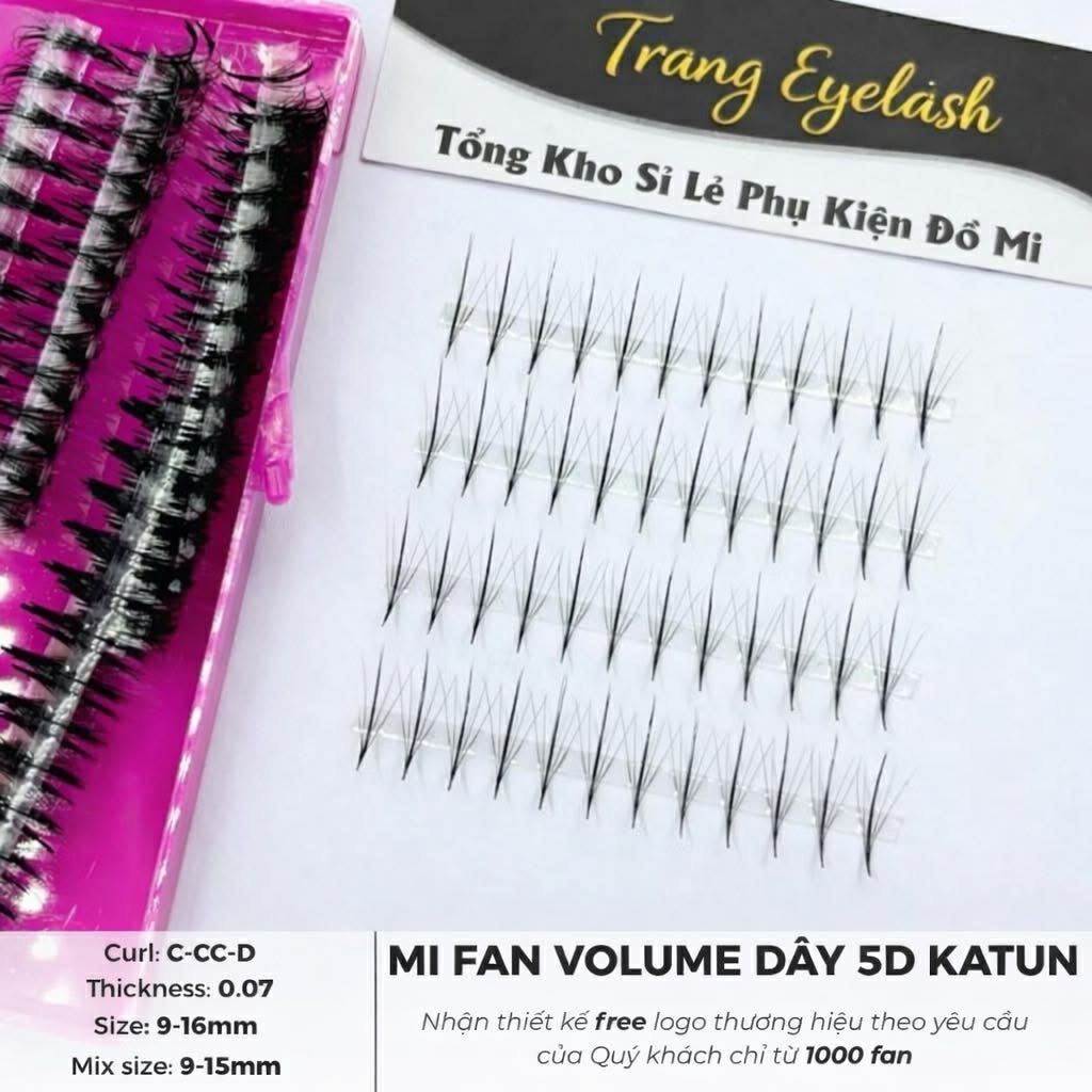 Mi Fan Dây Wiispy Sẵn 5D 7D 9D – Hiệu Ứng Wispy Tự Nhiên, Dễ Thao Tác
