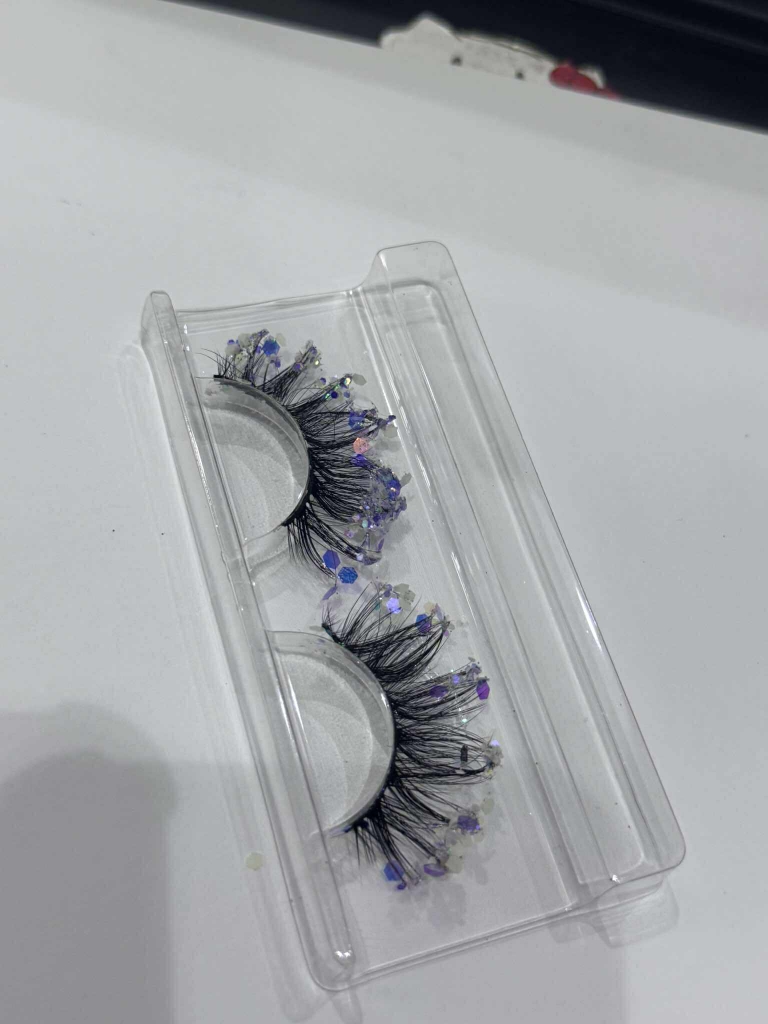 Lông Mi hoá trang, makeup, fantasy, lông vũ cho Tiệc Nô-en, Chrismas, Halloween, Party