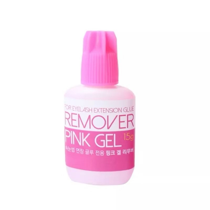 Gel tháo mi xanh và hồng, remover clear gel (dụng cụ nối mi)