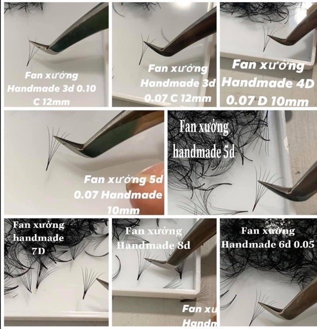 Flash Sale lông mi fan sẵn 5d 0.07 dùng thử ( 200 fan )