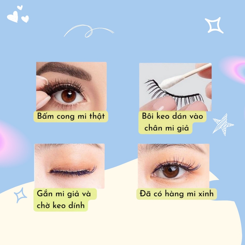 Keo Dán Mi Trong Suốt, Keo Dán Kim Tuyến Gilter Make Up Eyelash Adhesive