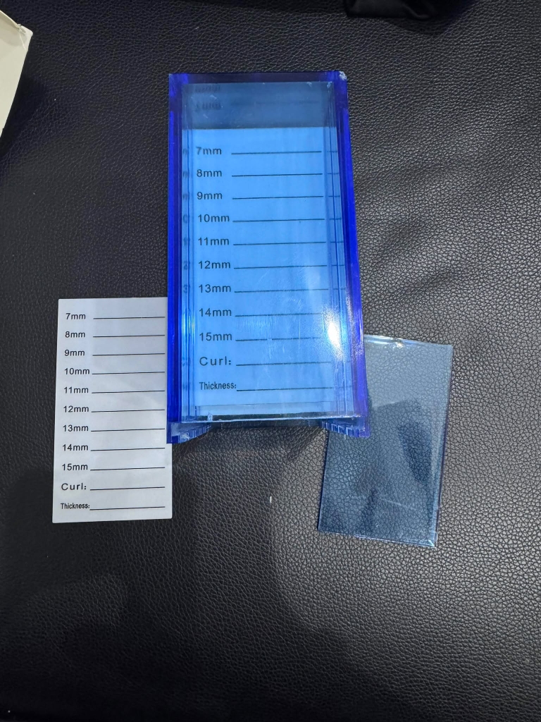 Tủ/ kệ mica để pallet line lông mi siêu tiện lợi, bảo quản lông mi nối sạch và không bị nhiễm ẩm