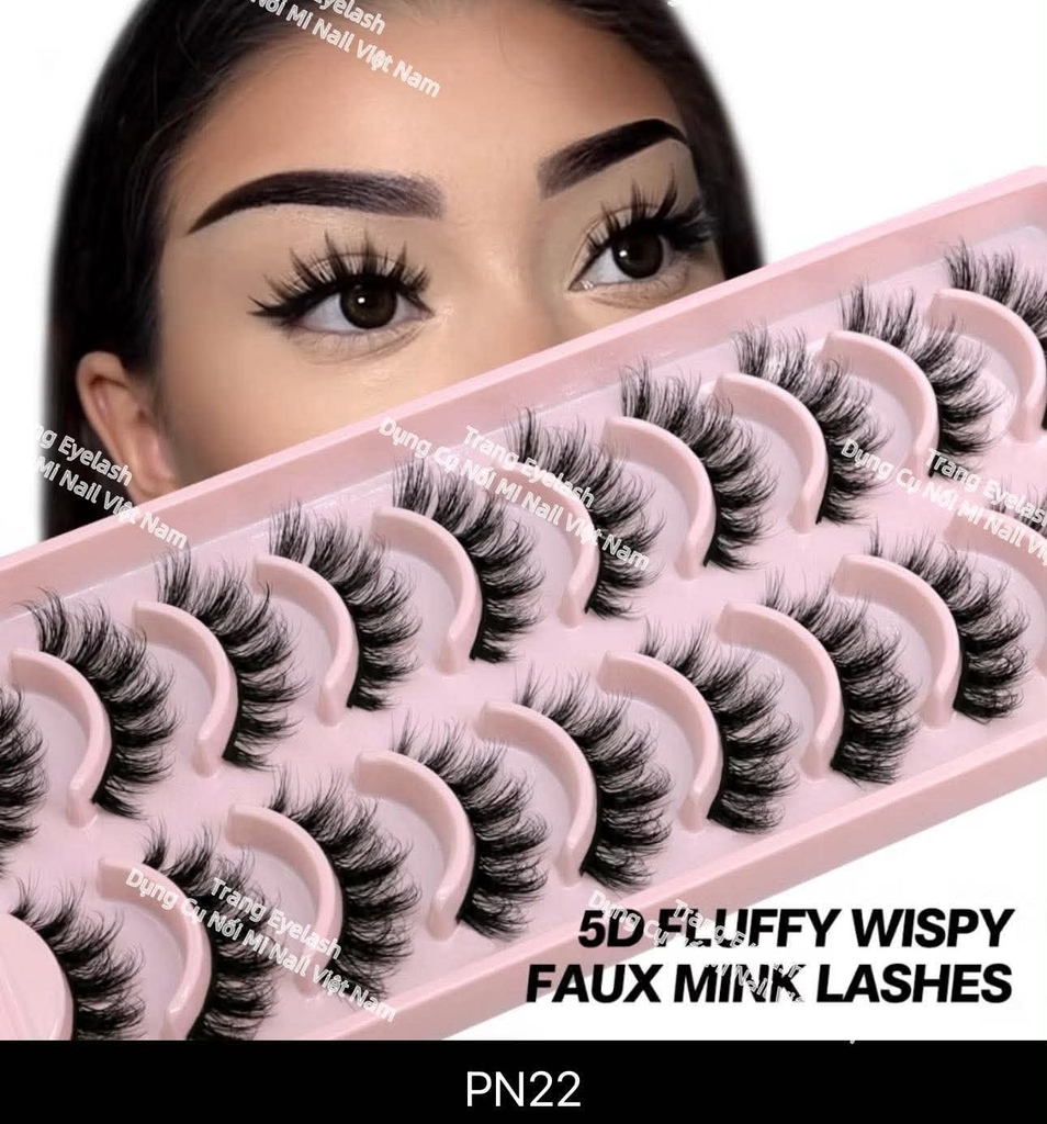 Lông mi Strip Lashes hot trend ( Natural False Eyelashes Cat Eye Lashes Strips Invisible Band Fake Mink Strip Lash Wispy Thin Clear Band Cateye Eye Lash Pack Full Volume Medium Length 8-18mm)