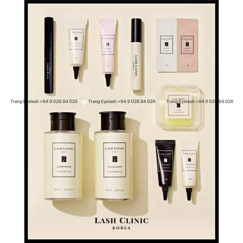 Trục uốn Lash Clinic U-Lyal Rod Clear – Waterdrop U-Curl (5 size - Made in Korea)