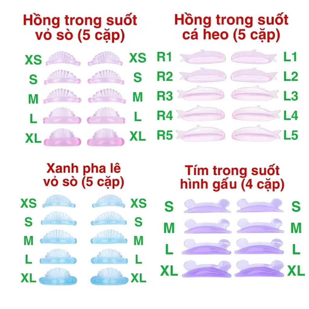 Trục uốn lông mi mắt ướt Anime ( Anime Lash Shield )