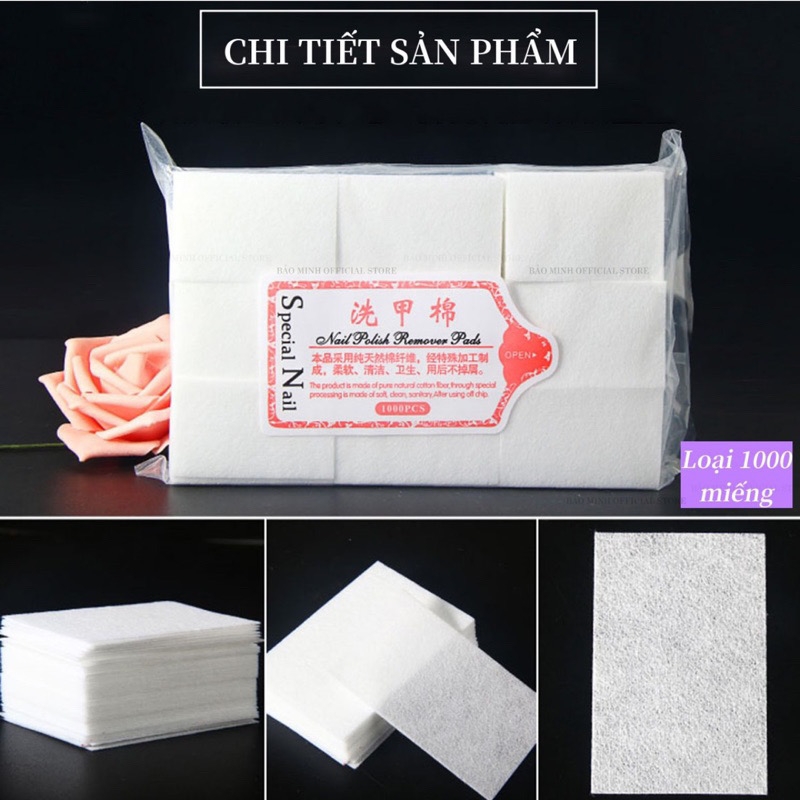 Giấy lau gel- cứng- không xù lông-1000 miếng