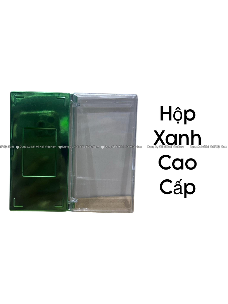 Hộp đựng mi fan, hộp đựng nail,móng giả (set 2 hộp/dụng cụ nối mi)