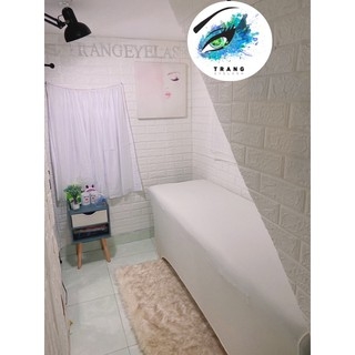 Ga trãi giường màu trắng ngà, Ga bọc giường spa- nối mi