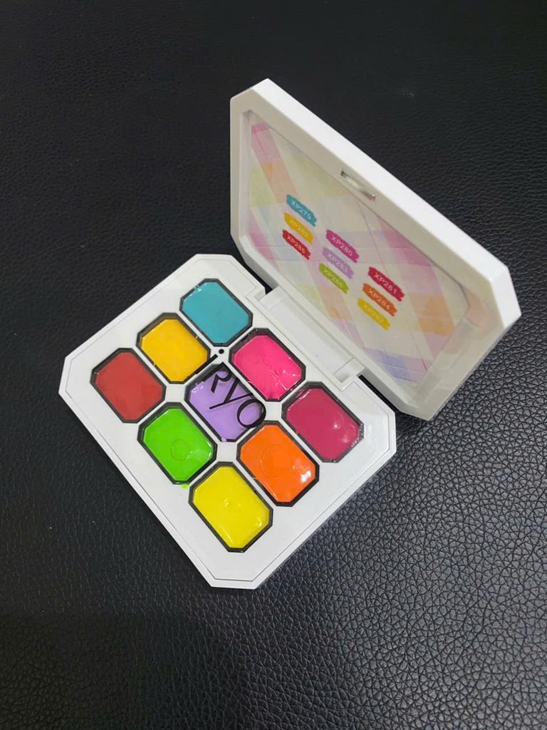 Set gel dặm Ombre, gel đặc vẽ nổi, màu sắc tráng gương siêu sáng