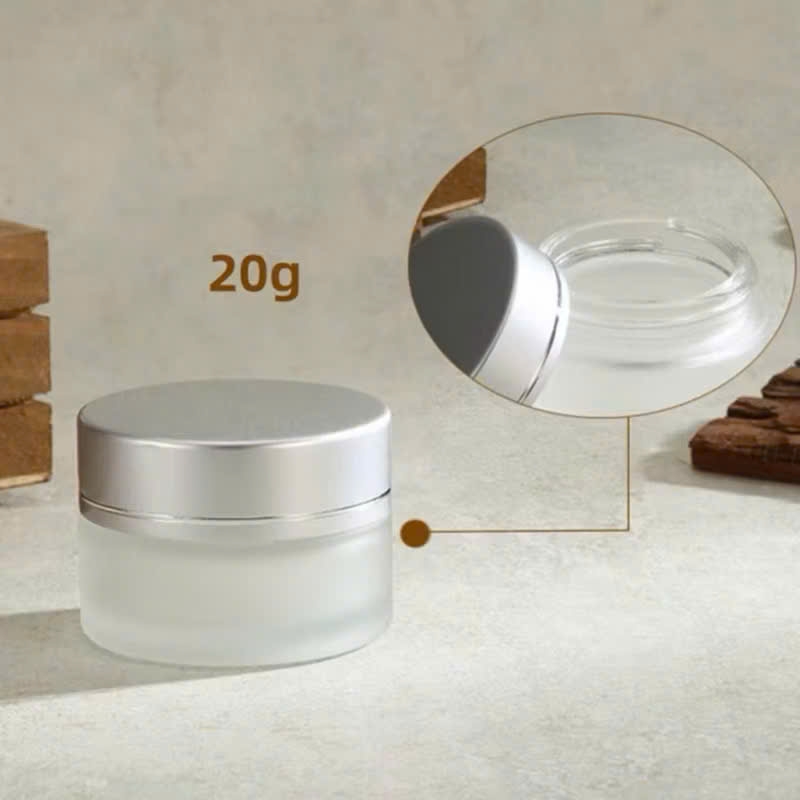 Hũ đựng lưu huỳnh và bột đắp móng có nắp đậy bằng thiếc chắc chắn tiện lợi nhỏ gọn
