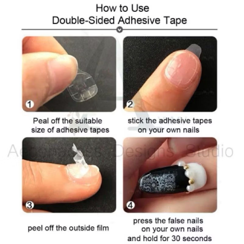 ￼Miếng dán móng silicon nail, vỉ dán móng silicon ( có móng tay và móng chân )