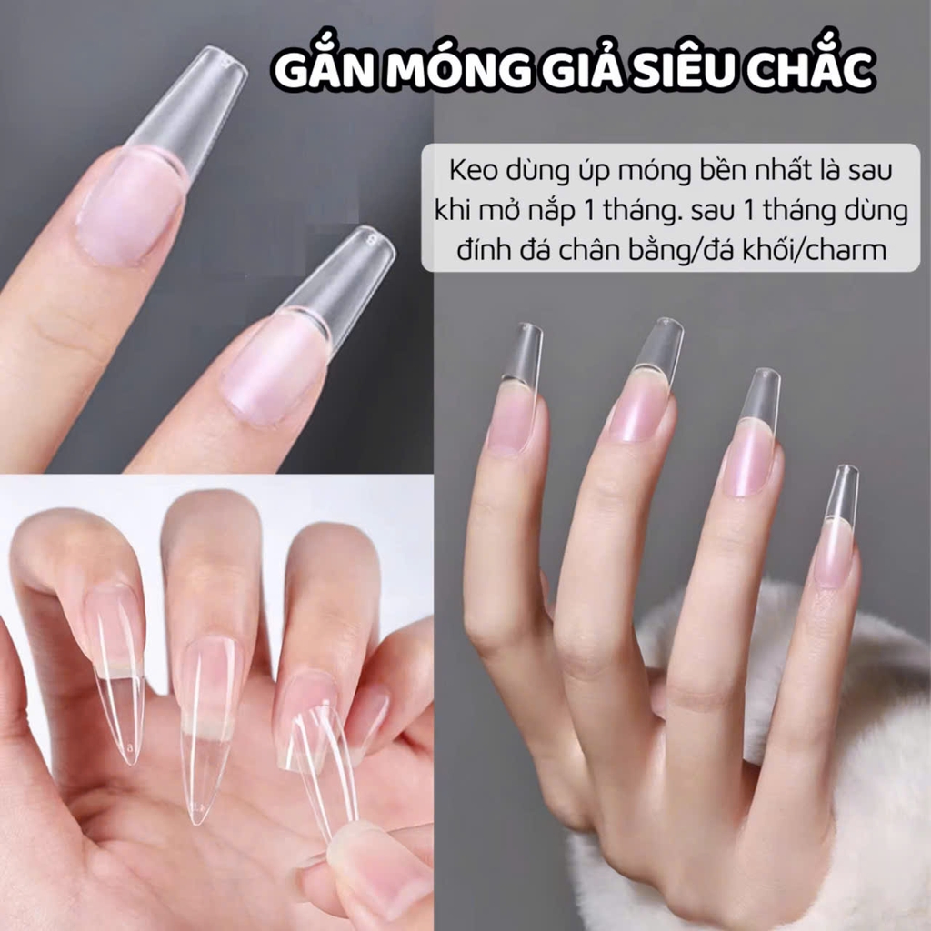 Keo dán móng 401 dính chắc ,dán charm nail, đính đá