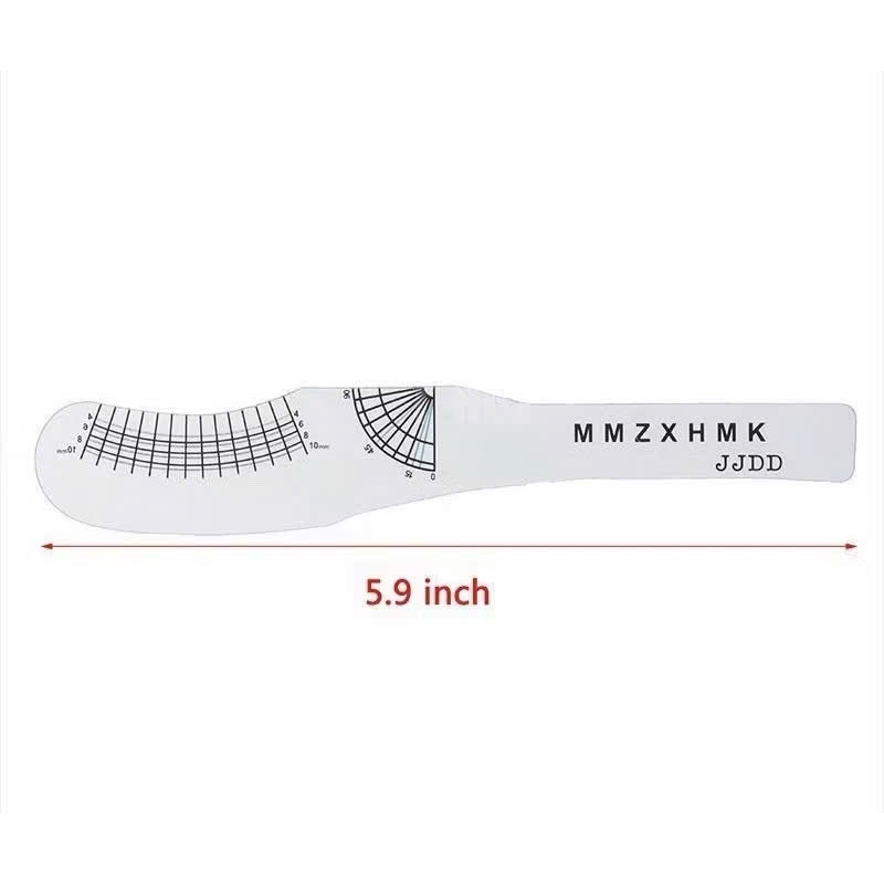 Công cụ để đo lường, xác định chiều dài lông mi thật
