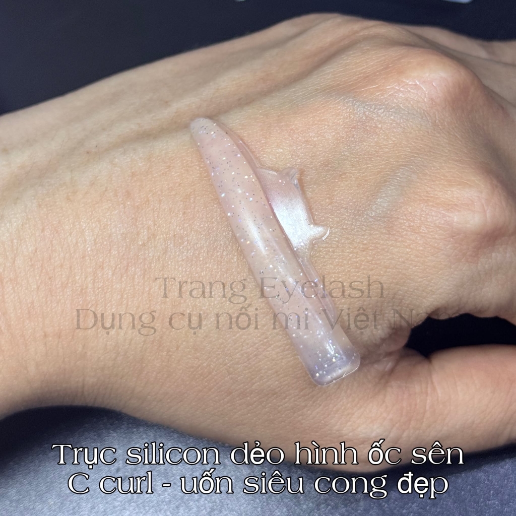 Trục Uốn Lông Mi Silicon siêu dẻo hình ốc sên