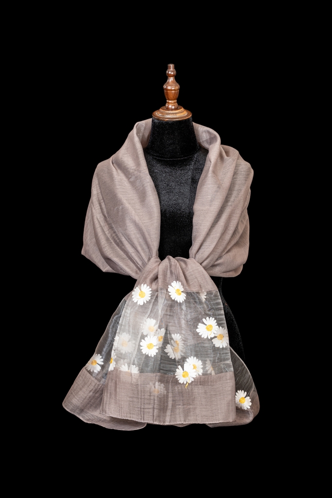 Khăn choàng tơ sống 1600