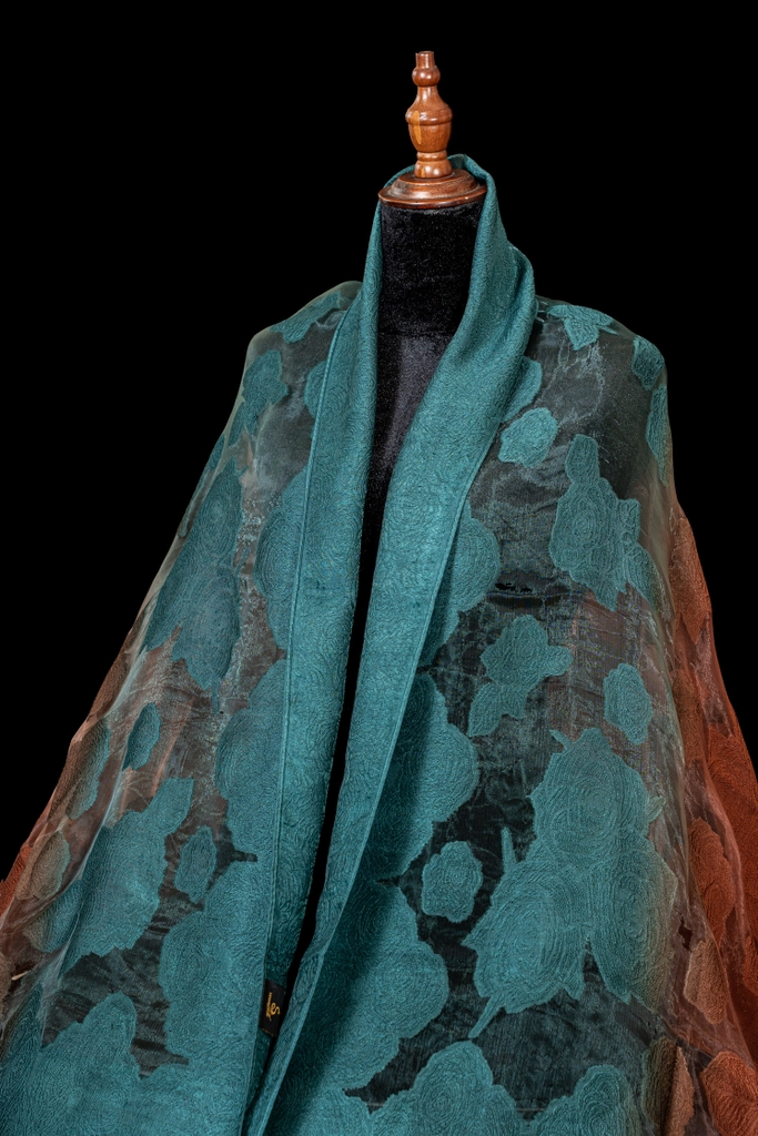 Khăn choàng tơ sống 1600